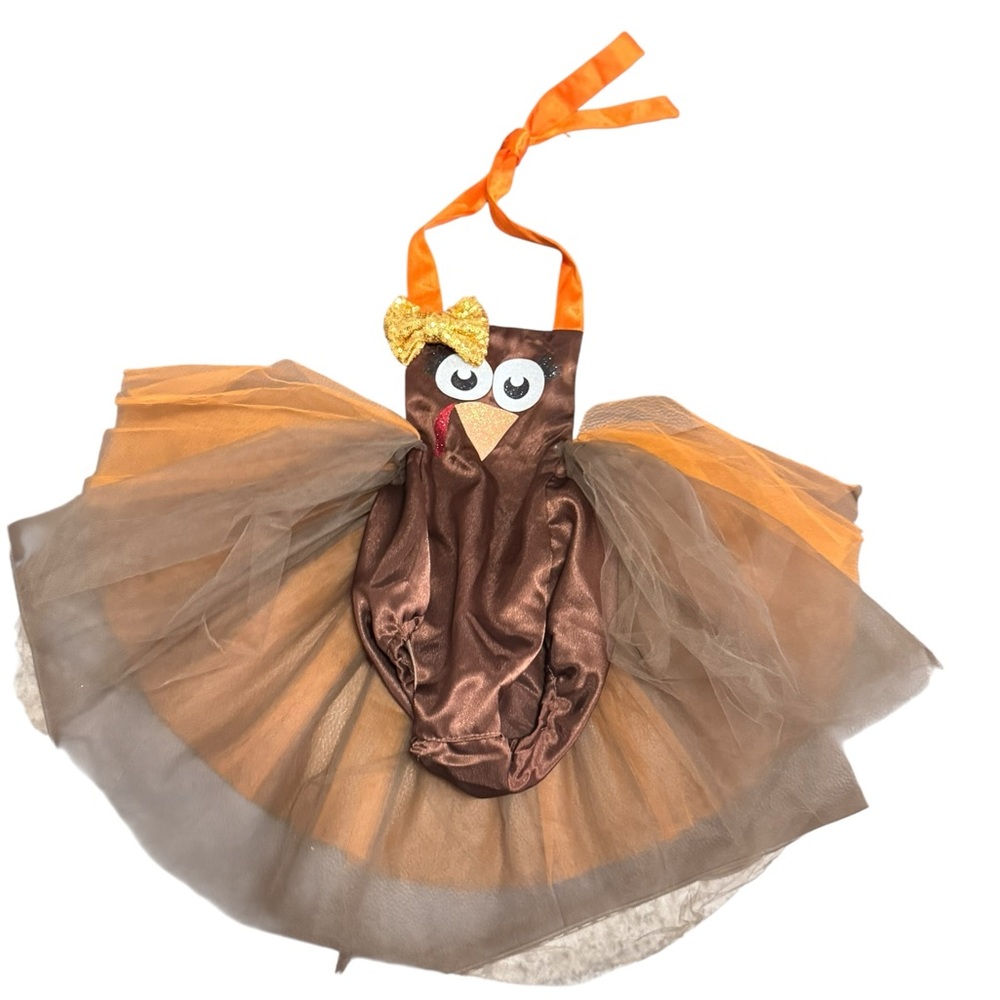 Belle Threads Turkey Tutu Costume for baby- 6-12 months